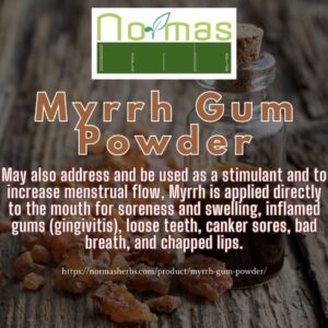Myrrh Gum Powder ( Commiphora myrrha )