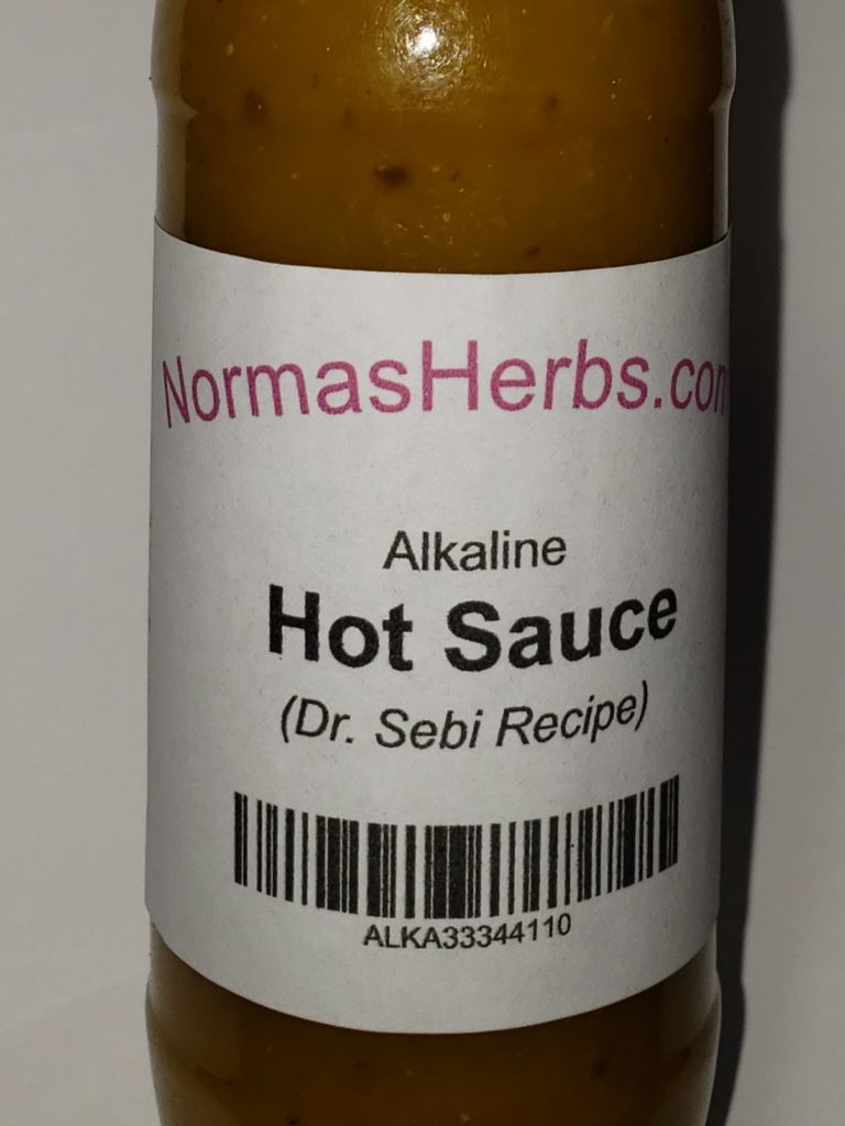 Alkaline Hot Sauce (Dr. Sebi Recipe)